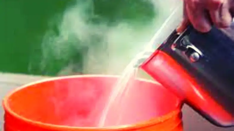 Fill A Bucket With Hot Water