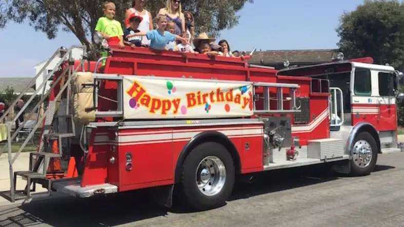 Fire Truck Rental for Birthday Party