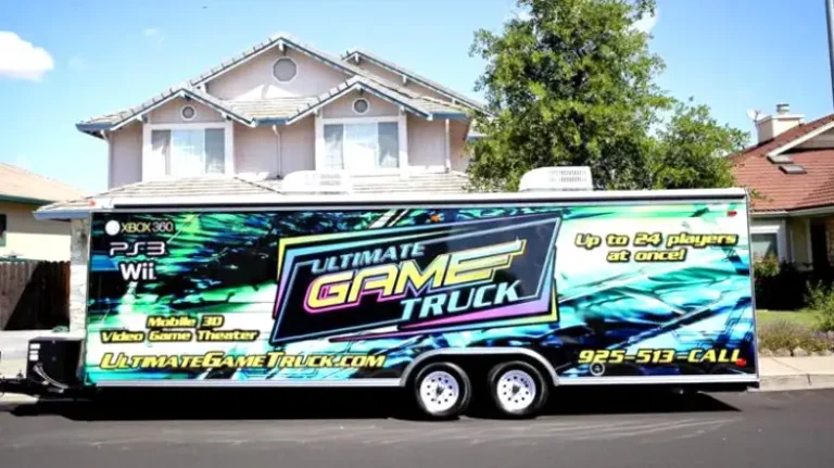 Mobile Game Truck For Birthday Parties