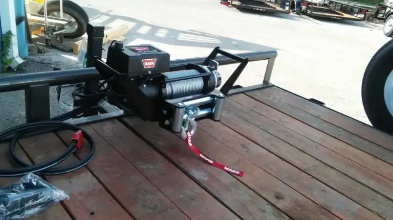 Removable Winch Mount For Trailer