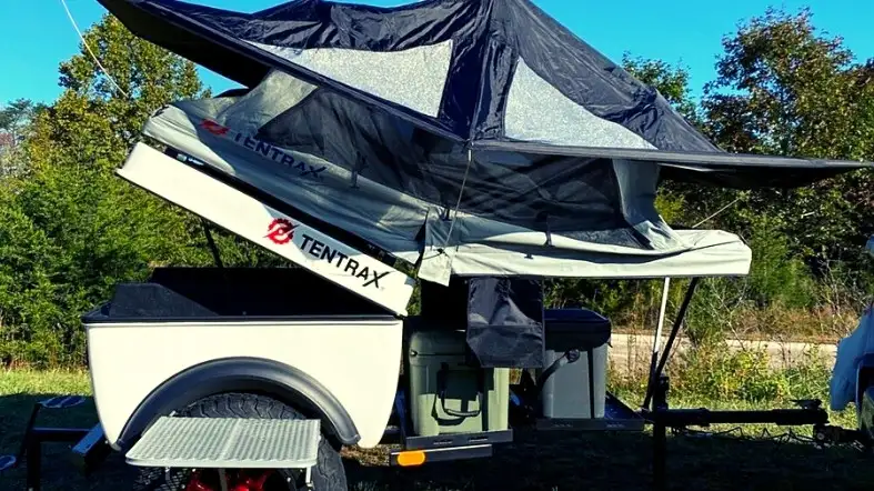 Trailer-Mounted Tent