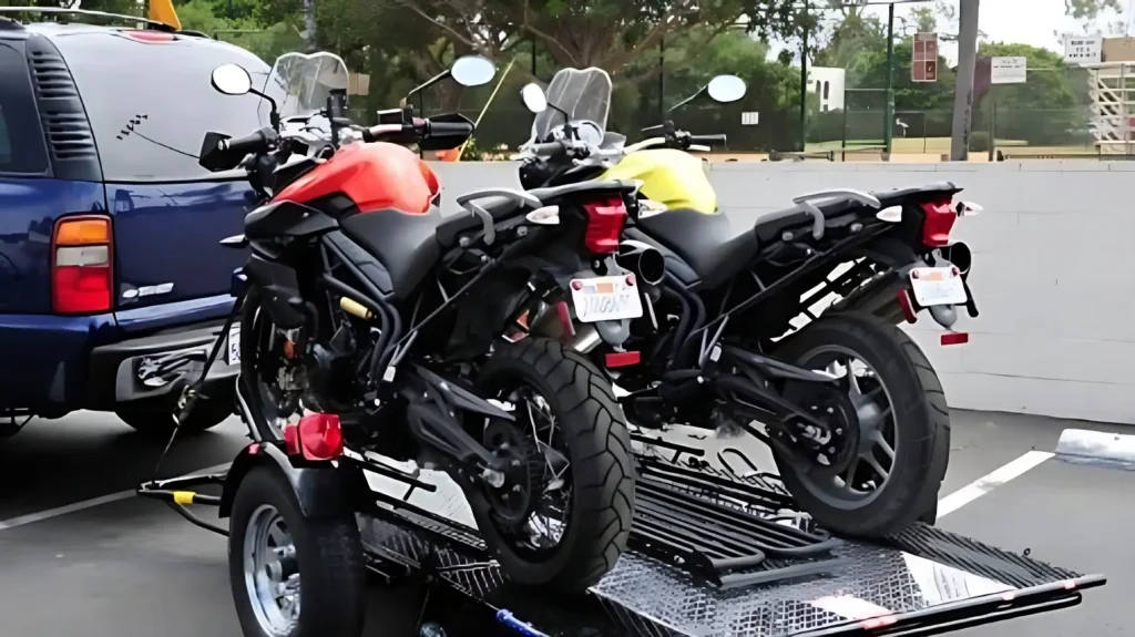 What Are The Loading And Transporting Processes Of Motorcycles In The Trailer