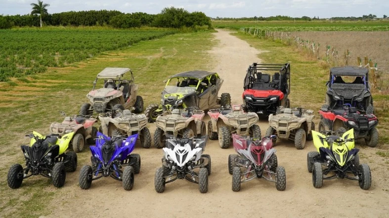 What are the Types of ATVs available for rental